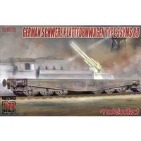 MODELCOLLECT UA72043 1:72 Germany Schwere Plattformwagen type ssyms 80 von MODELCOLLECT