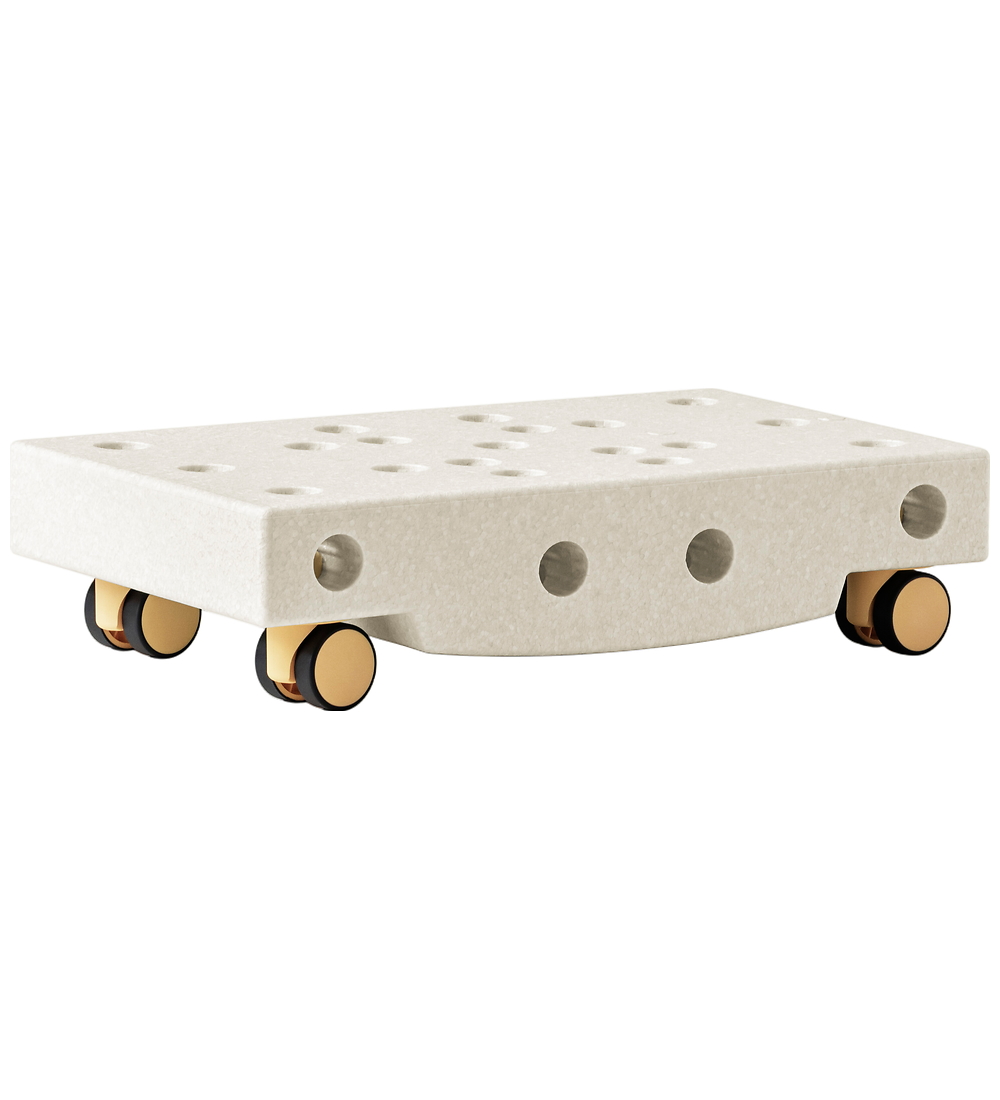 MODU Skateboard - 5 Teile - 50x30x12 cm - Sand Grey/Honey Yellow - MODU - One Size - Motorik Tiere MODU Skateboard - 5 Teile - 50x30x12 cm - Sand Grey/Honey Yellow - MODU - One Size - Motorik Tiere von MODU