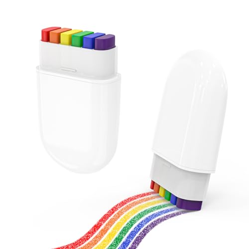 MOGADEE® Regenbogen Schminkstift 2 Stück, Pride Makeup, LGBTQ Accessoires für Versammlungen im Freien, Partys, Paraden und andere Aktivitäten, Regenbogen Gesichtsfarbe von MOGADEE