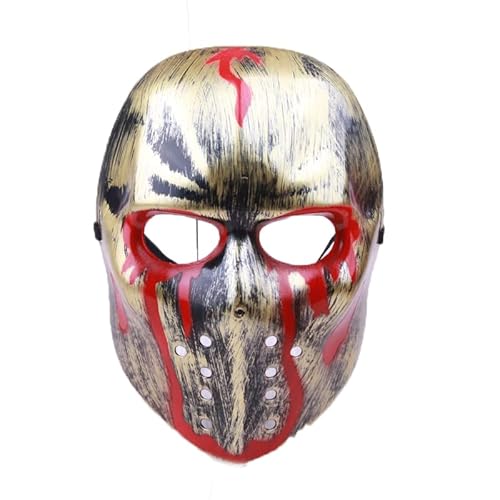 MOHDHAF-Blutige Gruselige Cosplay Maske Halloween Horror Kostüm Requisiten Kunststoff Overhead Cover von MOHDHAF