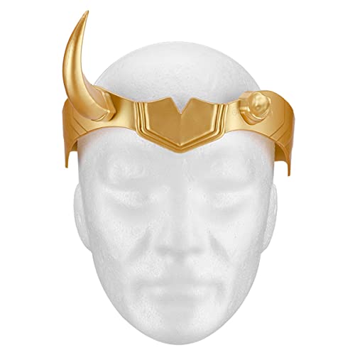 MOHDHAF-Halloween Cosplay Mask Roki Thor Headband Mask Horror Headwear for Halloween Carnival Costume Party Props von MOHDHAF