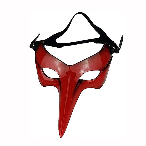 MOHDHAF-Halloween Half Face Cosplay Mask Monster Goddess Persona 5 Cosplay Mask Horror Headwear for Halloween Carnival Costume Party Props von MOHDHAF