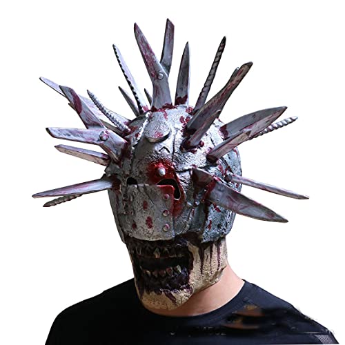 MOHDHAF-Halloween Horror Cosplay Mask Blade Creative Frightening Ghost Headgear Walking Dead Skull Tricky Dance Party Mask Horror Headwear for Halloween Carnival Costume Party Props von MOHDHAF