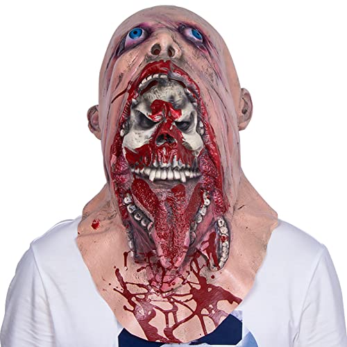 MOHDHAF- Halloween Maske Halloween Horror Verkleidung Party Verschiedene Horror Masken Cosplay Kostüm Kopfbedeckung Streiche Requisiten von MOHDHAF