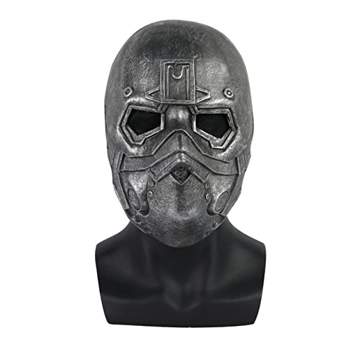 MOHDHAF- Halloween-Maske für Herren und Damen, Latexmaske, Helm, Halloween, Party, Abschlussball, ausgefallene Requisite von MOHDHAF