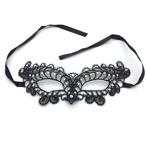 MOHDHAF-Hworks Foxy Prinzessin Cosplay Maske Halloween Cosplay Requisiten Party Spitze Half Face Cover von MOHDHAF