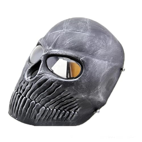 MOHDHAF-Hworks Skelett Cosplay Maske Halloween Cosplay Requisiten Kunststoff Overhead Cosplay Maske von MOHDHAF