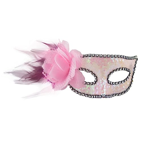 MOHDHAF- Mask 10 Piece Women's Feather Mask Clothing Party Ball Birthday Halloween Mask von MOHDHAF