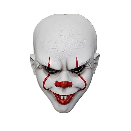 MOHDHAF- Maske Halloween Horror Maske Party Rollenspiel Clown Harz Maske von MOHDHAF