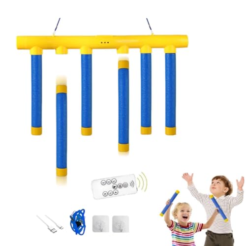 MOHXFE Hand Challenge Game,Catching Sticks Game,Drop The Stick Spiel,Reaktionstraining Spielzeug,3 einstellbare Geschwindigkeiten,Hand-Auge-Koordinationstraining (1pcs-D) von MOHXFE