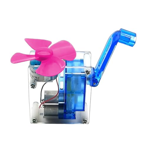 Handgenerator Hausgemachte Fan Modell Generator Wissenschaft Experiment Kits & Bildung Modell für Kinder Schule von MOIDHSAG