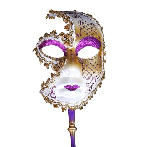 MOIDHSAG Maskerade für Frauen, Karneval, Party, Halloween, Cosplay, halbe Maskerade, halbes Zubehör von MOIDHSAG