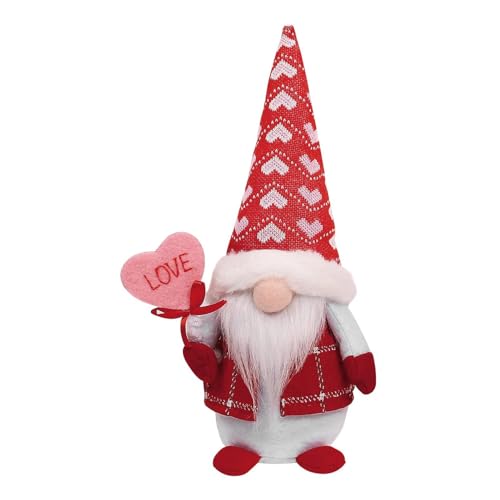 MOIDHSAG Valentinstag Zwerge Dekoration Mr/Mrs Gnome Figur Einzigartige Liebesgeste Puppen Handgemachtes Paar von MOIDHSAG