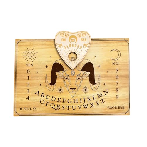 Mystically Spirits Board With Planchette Wooden Spirits Board Metaphysical Message Board For 2 / More Player von MOIDHSAG