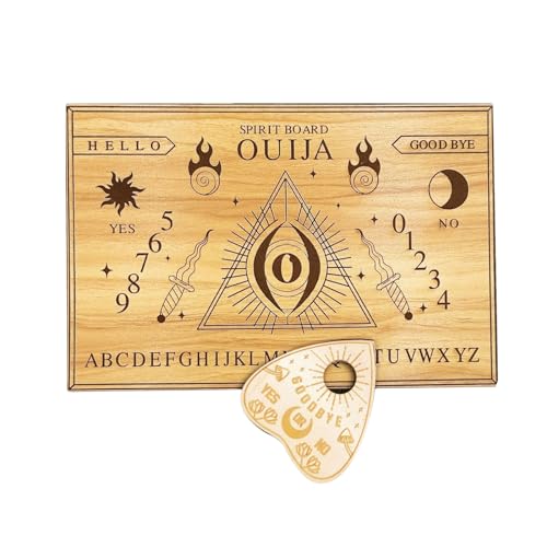 Mystically Spirits Board With Planchette Wooden Spirits Board Metaphysical Message Board For 2 / More Player von MOIDHSAG