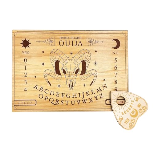 Mystically Spirits Board With Planchette Wooden Spirits Board Metaphysical Message Board For 2 / More Player von MOIDHSAG