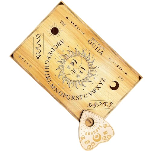 Mystically Spirits Board With Planchette Wooden Spirits Board Metaphysical Message Board For 2 / More Player von MOIDHSAG