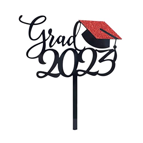 Tortenaufsätze für Abschlussfeier 2023, Acryl, Glückwunsch, Abschlussfeier, Abschlussfeier, 9 Stile, Kuchendekoration von MOIDHSAG