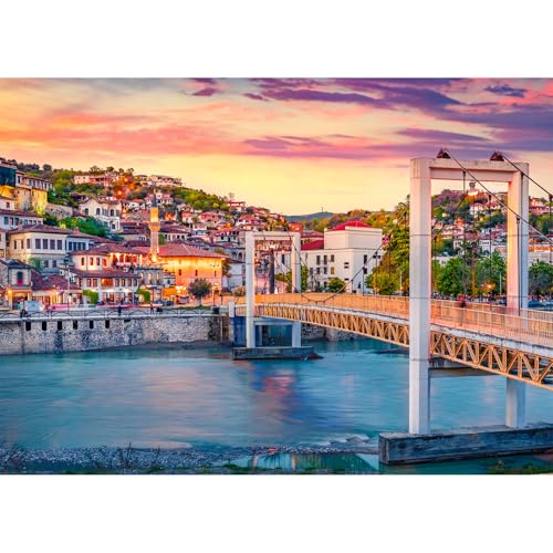 Puzzle 1000 Teile,Puzzle Erwachsene, EIN Herausforderndes Rätsel,Puzzlespiele für Die Ganze Familie,Geschenke für Frauen,Geschenke für Männer,Thema:Amazing View of Berat Town Puzzle 1000 Teile,Puzzle Erwachsene, EIN Herausforderndes Rätsel,Puzzlespiele für Die Ganze Familie,Geschenke für Frauen,Geschenke für Männer,Thema:Amazing View of Berat Town von MOJIGE