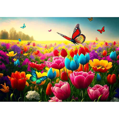 Puzzle 1000 Teile,Puzzle Erwachsene, EIN Herausforderndes R채tsel,Puzzlespiele f체r Die Ganze Familie,Geschenke f체r Frauen,Geschenke f체r M채nner,Thema:Blumen und Schmetterlinge Puzzle 1000 Teile,Puzzle Erwachsene, EIN Herausforderndes R채tsel,Puzzlespiele f체r Die Ganze Familie,Geschenke f체r Frauen,Geschenke f체r M채nner,Thema:Blumen und Schmetterlinge von MOJIGE