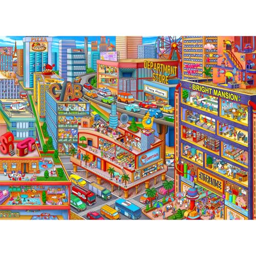 Puzzle 1000 Teile,Puzzle Erwachsene, EIN Herausforderndes Rätsel,Puzzlespiele für Die Ganze Familie,Geschenke für Frauen,Geschenke für Männer,Thema:Geschäftszentrum Puzzle 1000 Teile,Puzzle Erwachsene, EIN Herausforderndes Rätsel,Puzzlespiele für Die Ganze Familie,Geschenke für Frauen,Geschenke für Männer,Thema:Geschäftszentrum von MOJIGE