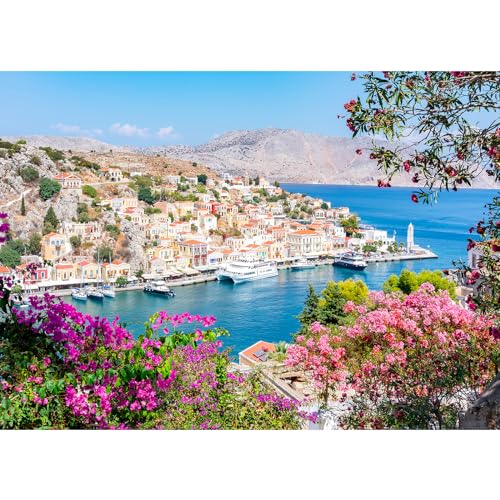 Puzzle 1000 Teile,Puzzle Erwachsene, EIN Herausforderndes Rätsel,Puzzlespiele für Die Ganze Familie,Geschenke für Frauen,Geschenke für Männer,Thema:Griechenland Symi Town Puzzle 1000 Teile,Puzzle Erwachsene, EIN Herausforderndes Rätsel,Puzzlespiele für Die Ganze Familie,Geschenke für Frauen,Geschenke für Männer,Thema:Griechenland Symi Town von MOJIGE