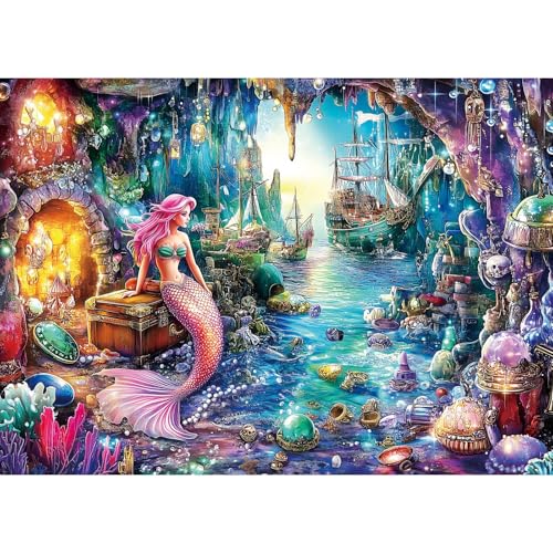 Puzzle 1000 Teile,Puzzle Erwachsene, EIN Herausforderndes R채tsel,Puzzlespiele f체r Die Ganze Familie,Geschenke f체r Frauen,Geschenke f체r M채nner,Thema:Meerjungfrau unter dem Meer Puzzle 1000 Teile,Puzzle Erwachsene, EIN Herausforderndes R채tsel,Puzzlespiele f체r Die Ganze Familie,Geschenke f체r Frauen,Geschenke f체r M채nner,Thema:Meerjungfrau unter dem Meer von MOJIGE