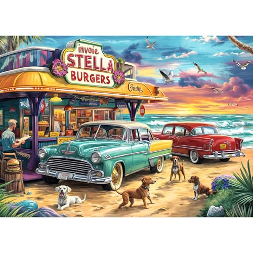 Puzzle 1000 Teile,Puzzle Erwachsene, EIN Herausforderndes Rätsel,Puzzlespiele für Die Ganze Familie,Geschenke für Frauen,Geschenke für Männer,Thema:Seaview Campground Puzzle 1000 Teile,Puzzle Erwachsene, EIN Herausforderndes Rätsel,Puzzlespiele für Die Ganze Familie,Geschenke für Frauen,Geschenke für Männer,Thema:Seaview Campground von MOJIGE