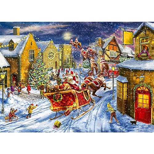 Puzzle 1000 Teile,Puzzle Erwachsene, EIN Herausforderndes Rätsel,Puzzlespiele für Die Ganze Familie,Geschenke für Frauen,Geschenke für Männer,Thema:Weihnachtselch von MOJIGE