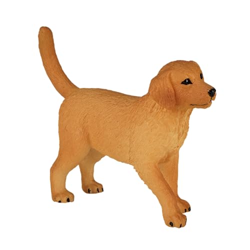 MOJO Golden Retriever Welpe realistisch domestiziert Tier handbemalt Spielzeug Figur von MOJO