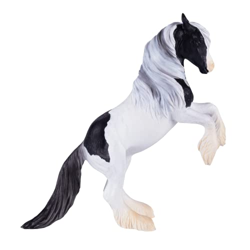 MOJO - Gypsy Vanner Hengst | Handbemalte Spielfigur | Horse Collection | Lebensecht & Hochdetailliert | Entworfen im Vereinigten Königreich von MOJO