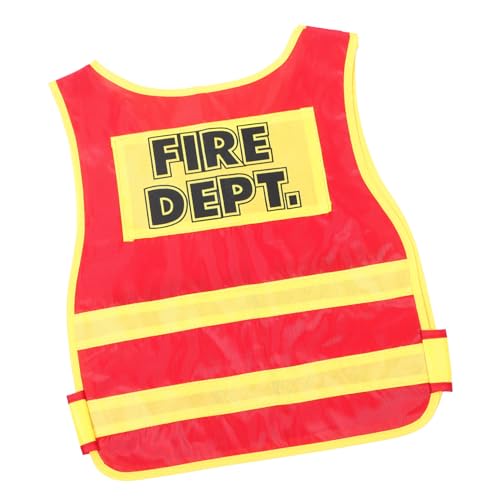 MOKKHNB Feuerwehrmann Weste Cosplay Für Kleinkinder Weiche Bequeme Feuerwehruniform Für Partys Auftritte Vielseitige Einsatzmöglichkeiten Angenehmes Tragegefühl MOKKHNB Feuerwehrmann Weste Cosplay Für Kleinkinder Weiche Bequeme Feuerwehruniform Für Partys Auftritte Vielseitige Einsatzmöglichkeiten Angenehmes Tragegefühl von MOKKHNB