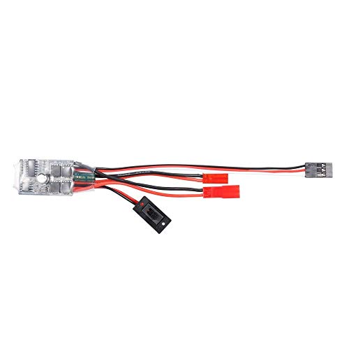 MOLERRI 10A ESC GebüRstete Geschwindigkeit ​​Controller mit Bremse für 1/12 1/16 1/18 1/24 RC Auto Crawler C24 B16 B24 MN D90 MN99S RC Boot von MOLERRI