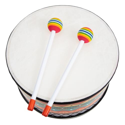 1 Set Kinder Schlaginstrument Spielzeug Musikinstrumente Kinder Bodentrommel Trommeln Für Kinder Rhythmus Club Trommel Snaredrum Kleine Trommeln Ozeantrommel Orff Trommel MOLUCKFU von MOLUCKFU