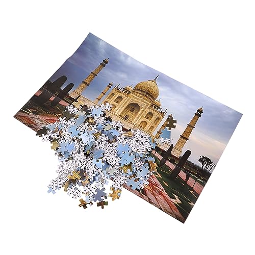 MOLUCKFU 1 Mahal Puzzle Puzzles Für Erwachsene Papierpuzzle Papierpuzzle Gehirnpuzzle Lernpuzzle Mahal Puzzle Bildpuzzlespiel Lernpuzzle von MOLUCKFU