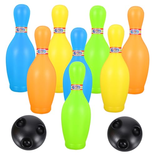 MOLUCKFU 1 Satz Bowlingkugel Spielzeug Bowlingspielzeug Für Kleinkinder Lernspielzeug Bowling-Spielzeug Für Kinder Bowlingspielzeug Für Kinder Bowlingspielzeug Für Den Außenbereich Plastik von MOLUCKFU