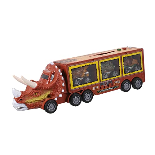 MOLUCKFU 1 Satz Dinosaurier-LKW Dinosaurier-Trägheitsauto Tierrückenspielzeug spielzeugautos für Kleinkinder Electric Toy car Pull-Back-Dinosaurier-Auto Trägheitsauto Kinderspielzeug Brown von MOLUCKFU