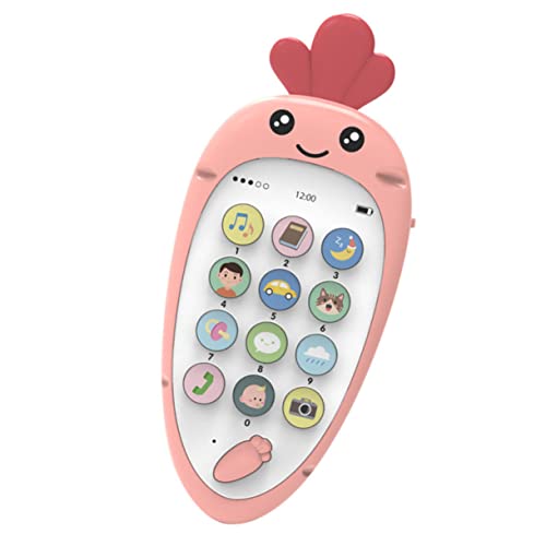 MOLUCKFU 1 Satz Früherziehung Zweisprachig Smartphone Handy Spielzeug Smartphone Spielzeug Rollenspiel Telefon Spielzeug Musikspielzeug Kinderspieltelefon Kindertelefon von MOLUCKFU