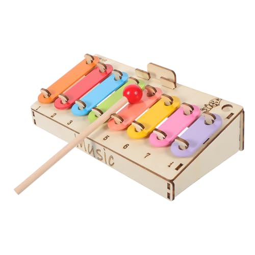 MOLUCKFU 1 Satz Handpercussion Spielzeug DIY Xylophon Lustiges DIY-xylophon-Spielzeug DIY-xylophon-bausatz Wissenschaftliches DIY-xylophon DIY-xylophon-Spielzeug Für Kinder Holz von MOLUCKFU