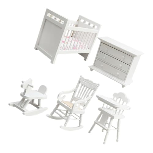 MOLUCKFU 1 Satz Kinderzimmer-Set Mini-hausdekoration Miniaturmöbel Mini-hausmöbel Puppenhaus Möbel Layout Der Puppenhausszene Miniatur-landschaftsornament Puppenhausmöbel Hölzern Weiß MOLUCKFU 1 Satz Kinderzimmer-Set Mini-hausdekoration Miniaturmöbel Mini-hausmöbel Puppenhaus Möbel Layout Der Puppenhausszene Miniatur-landschaftsornament Puppenhausmöbel Hölzern Weiß von MOLUCKFU