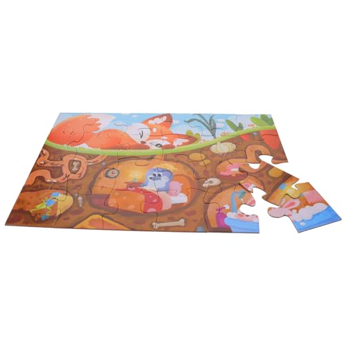 MOLUCKFU 1 Satz Puzzle Für Kleinkind Rätsel Kleinkind-Puzzle Kinderpuzzles Im Alter Von 3-5 Jahren Puzzles Für Im Alter Von 3-5 Jahren Lernspielzeug Für Vorschulkinder Papier von MOLUCKFU