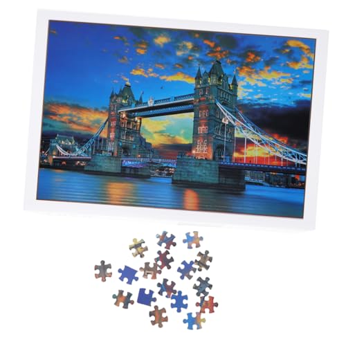 MOLUCKFU 1 Satz Puzzle-Spielzeug für Kinder kinderspielzeug Kinder Spielzeug Landschaft Puzzle 3D-Puzzle für Erwachsene Landschaftspuzzle lustiges Puzzle-Spielzeug Papierpuzzle-Landschaft von MOLUCKFU