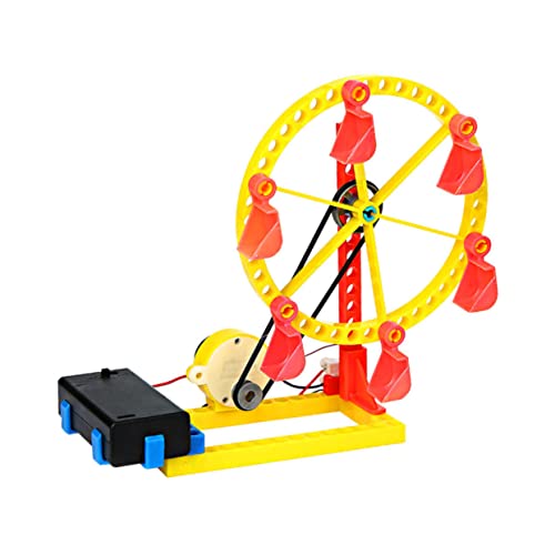 MOLUCKFU 1 Satz Riesenrad Bauen DIY Riesenrad Modell Spielzeug Modell Riesenrad Kinder bastelset basteln für Kinder Riesenrad-Experiment-Spielzeug naturwissenschaftliches Lernset Abs von MOLUCKFU