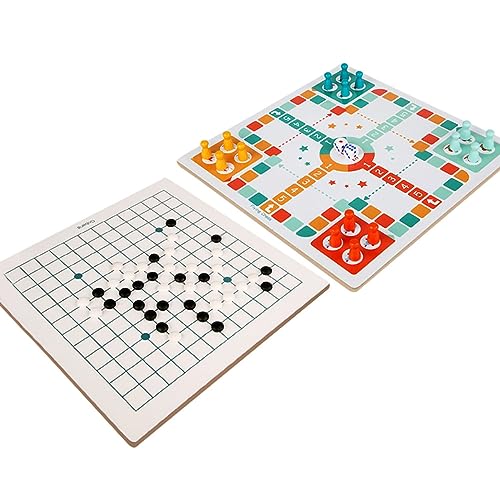 MOLUCKFU 1 Satz Schach zu zweit interaktive Spiele Board Game настольная игра spielsachen Lernspielzeug Spiel Schach Spielbrett pädagogisches fliegendes Schach Bambus von MOLUCKFU