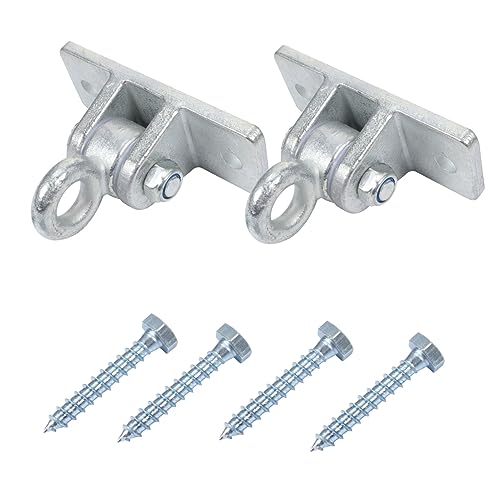 MOLUCKFU 1 Satz Schaukel aufhängung Schnalle Schaukelgerät Swing-Kits robuster Schaukelbügel schaukelhalterung schaukel Halterung Schaukelhaken Schwenkschrauben Stahlguss Silver von MOLUCKFU