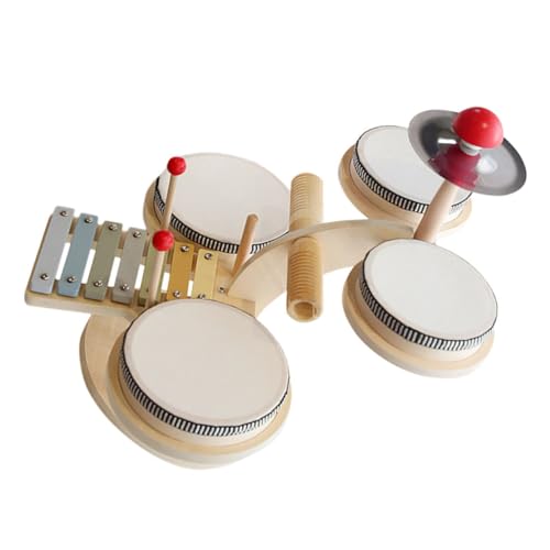 MOLUCKFU 1 Satz Schlagzeug für kinderinstrumente musikinstrumente für Drum Set Trommel Set Musikinstrumente Musikinstrument- Holz von MOLUCKFU