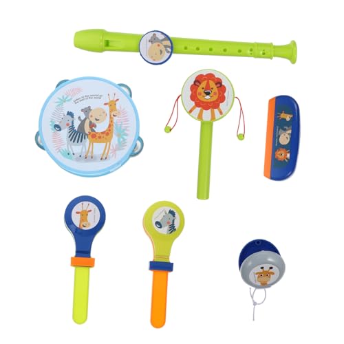 MOLUCKFU 1 Satz Simuliertes Musikspielzeug Musik Spielzeug Musikalische Percussion für Kinder kinderinstrumente Kinder Musikinstrumente Cartoon-Instrument-Spielzeug Lernspielzeug Abs von MOLUCKFU