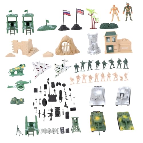 MOLUCKFU 1 Satz Soldaten Modell Anzug Soldat Spielzeug selber Machen kleine Spielzeugfiguren Miniaturen kinderspielzeug Kinder Spielzeug Toy Set Simulation Soldatenmodell Plastik von MOLUCKFU