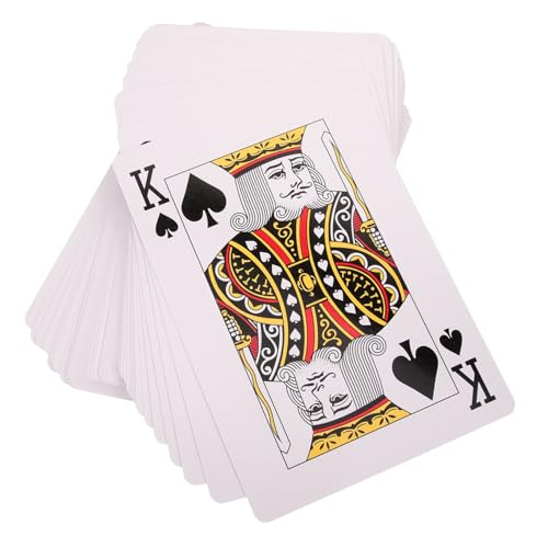 MOLUCKFU 1 Satz Sportkarten Für Karten Pokerkarten Kartenhalter Kartenspiel Jetons Spielkarte Karten Für Trick Pokerspiel Brettspiele- Requisiten Für Familienspiele Papier von MOLUCKFU