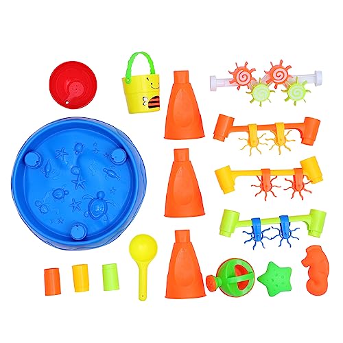 MOLUCKFU 1 Satz Strandtisch Strandspielzeug Sandtisch Für Kinder Kinderspielzeug Kinder Tylonal Sandtisch Spielset Sandtisch Spielzeug Colorful Plastik von MOLUCKFU